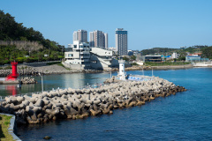 Haeundae, Jukdo Park, Songjeong Breakwater, 송정방파제