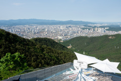 Apsan, Nam-gu, Sopra Observatory, 간이전망대, 앞산