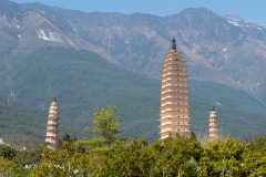 Cangshan, Dali, Three Pagodas, 大理, 崇圣寺三塔, 苍山
