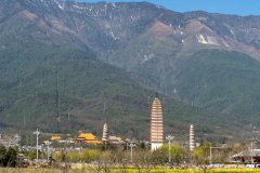 Cangshan, Dali, Three Pagodas, 大理, 崇圣寺三塔, 苍山