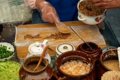 Dali, Xizhouzhen, 喜洲古镇, 喜洲手工小卷粉, 大理