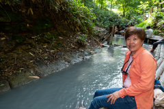 Noboribetsu, River Oyunuma Natural Footbath, 大湯沼川天然足湯