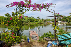 Kam Tin River, Rongji Village Rest Station, Yuen Long, 榮基村休息站