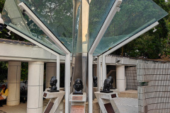 Central, Fighting SARS Memorial Architectural Scene, Hong Kong Park