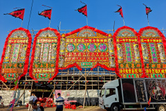 Bamboo Altar at Kam Tin, Yuen Long, 錦田鄉酬恩建醮廣場