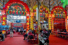 Bamboo Altar at Kam Tin, Yuen Long, 錦田鄉酬恩建醮廣場