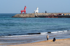 Iho Tewoo beach, Ildo 1(il)-dong, Red Horse Lighthouse, White Horse Lighthouse, 일도일동