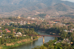 Nam Khan River, Phousi Hill, Wat Pa Phon Phao
