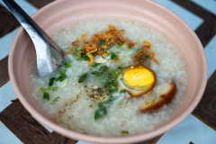 Morning Porridge Stall, Night Market, Sisavangvong Road