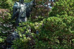 Hokkaido Jingu, Miyagaoka, Sapporo, Shima Yoshitake Statue