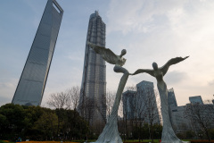 Jin Mao Tower, Lujiazui Green, Shanghai Tower, Shanghai World Financial Center, 上海中心大厦, 上海环球金融中心, 金茂大厦, 陆家嘴中心绿地