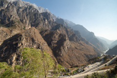 Jinsha Jiang, Middle Tiger Leaping Gorge, Shangri-La, Tiger Leaping Gorge, Zhanglaoshi Inn, 中虎跳峡, 倚风野宿, 张老师客栈, 虎跳峡景区, 金沙江
