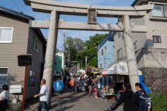 Otaru, Suitengu Shrine Torii, 水天宮 鳥居